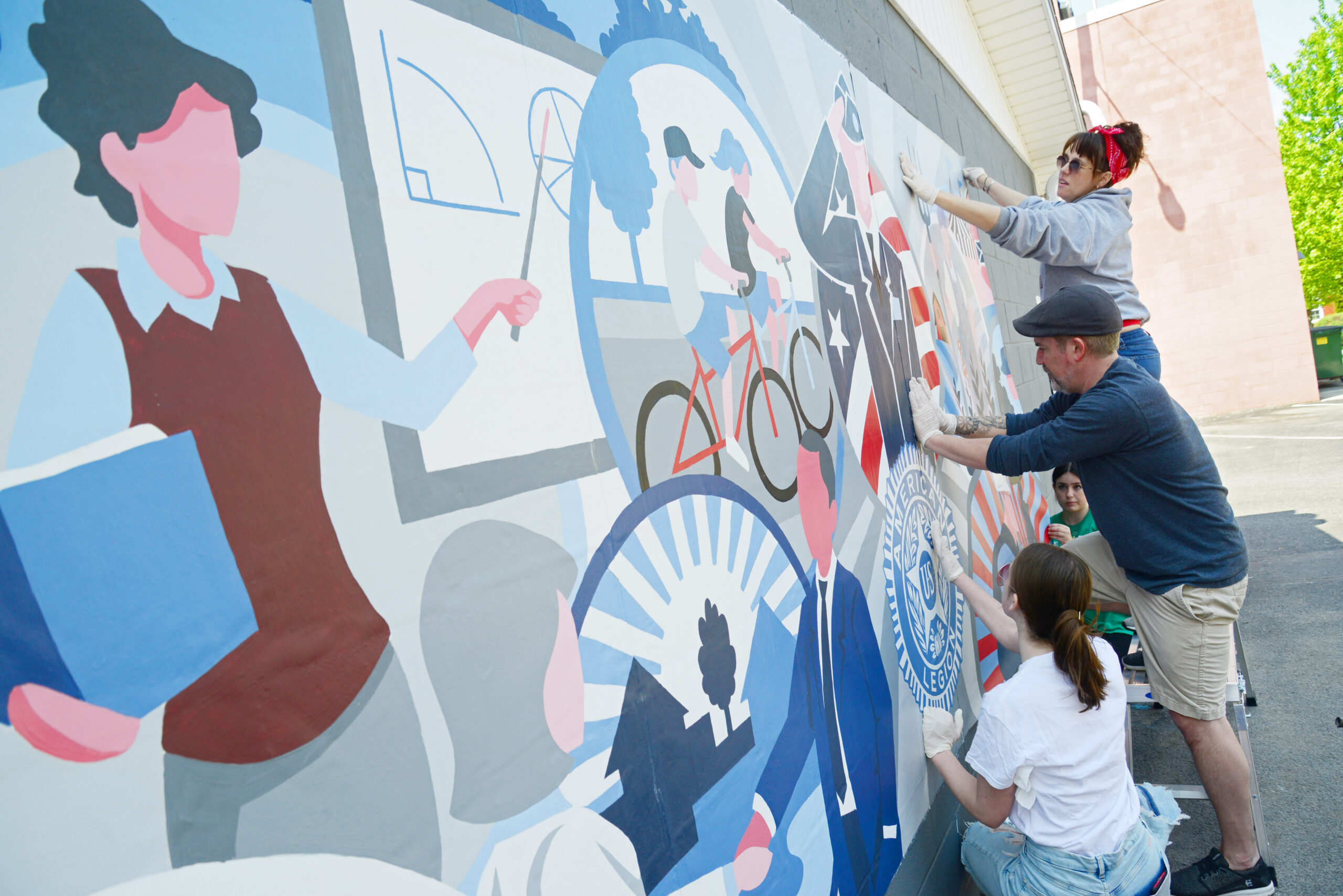 Ebensburg American Legion mural 03 News, Sports, Jobs Altoona Mirror